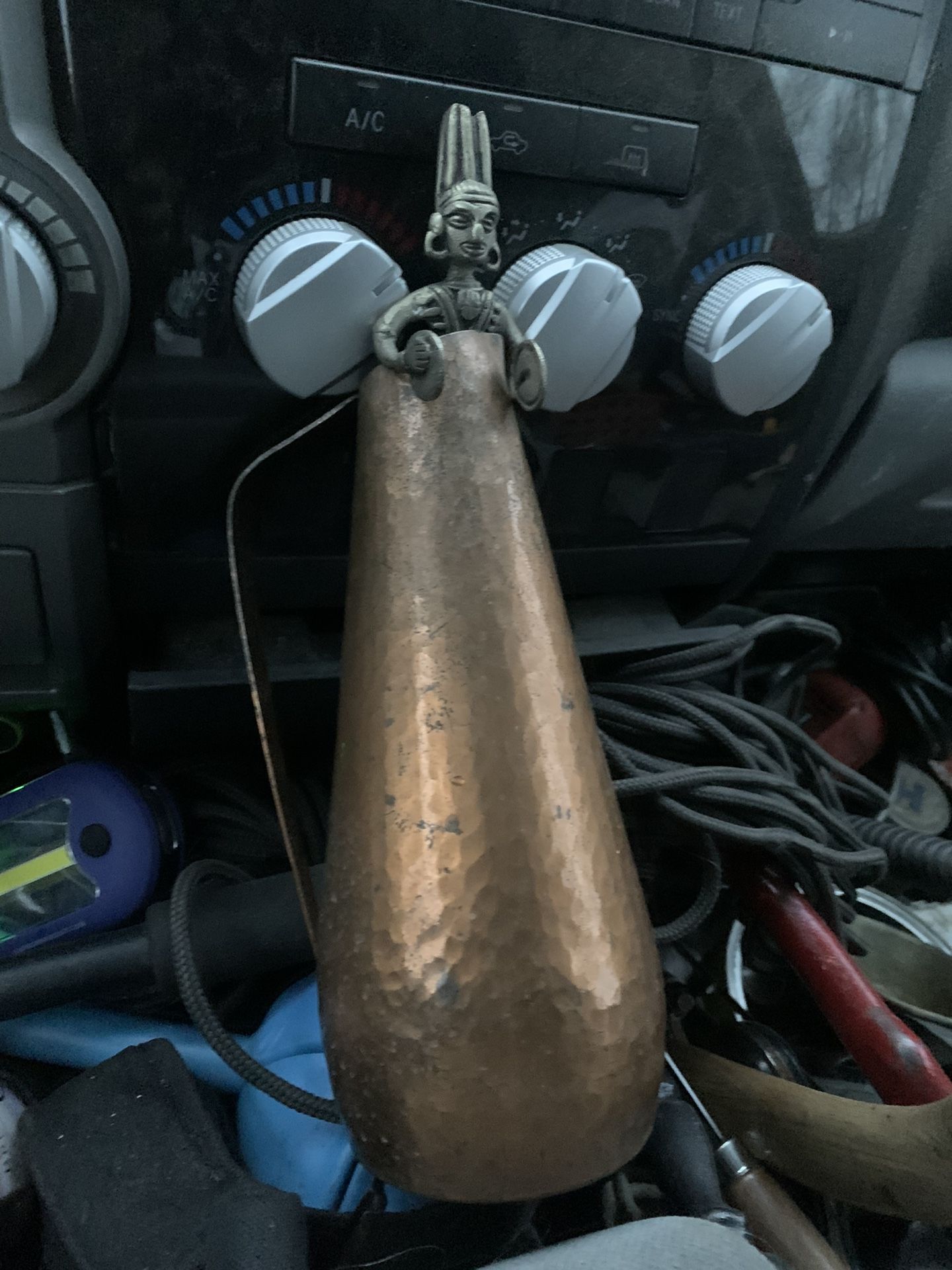 Arts and Crafts “Wall” Copper Pitcher