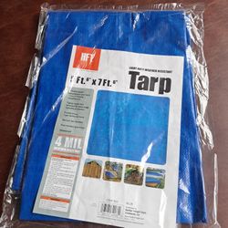 Tarp.
5.6 × 7.6