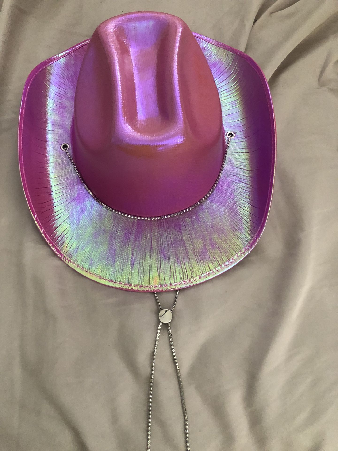 Pink Cowgirl Hat With Rhinestones