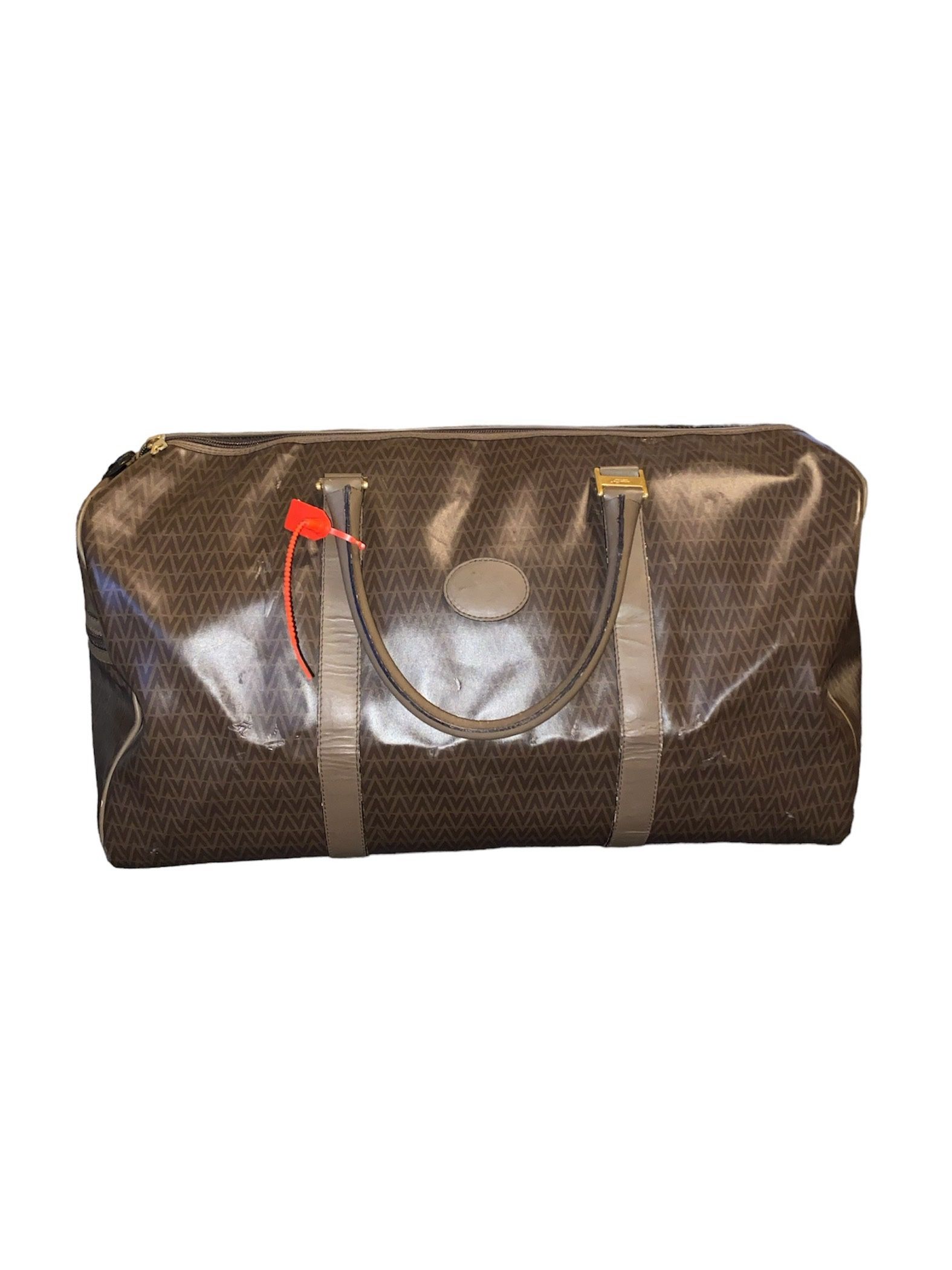 MARIO VALENTINO V Travel Boston Hand Bag PVC Leather