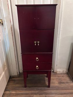 Lori Greiner WOOD Jewelry Armoire - Deluxe Organizer Chest