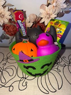 Halloween Squishy Boo Basket