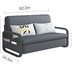 Sofa bed the frame it’s is 58inch so might be 60 once the sides are put on