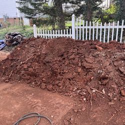 Free clean fill dirt, red clay