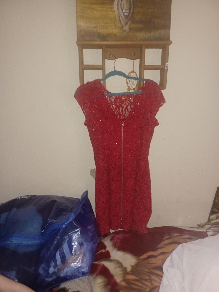 Red Evening Dress