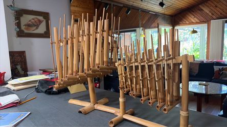 2- Angklung - Indonesia music instrument