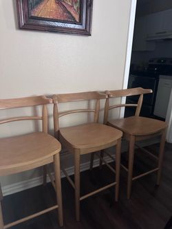 3 Kaysville Curved Back Wood Counter Height Barstool Threshold Studio McGee-Natura