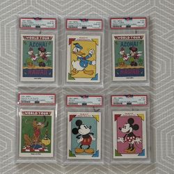 Disney Collector Cards PSA