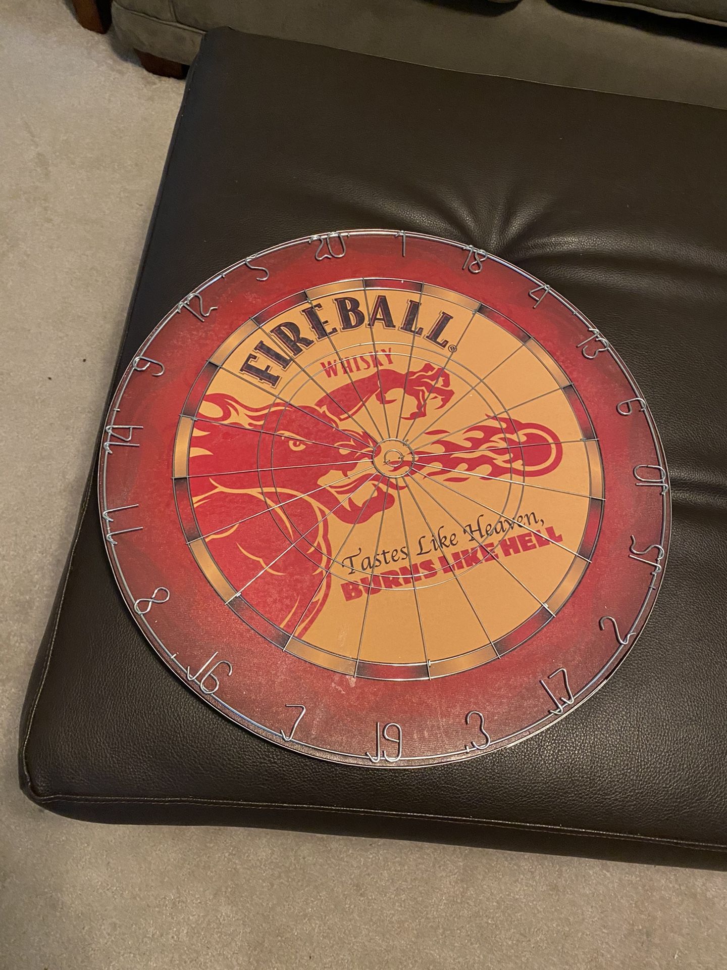 Brand New Fireball Whiskey Dart Board - $40