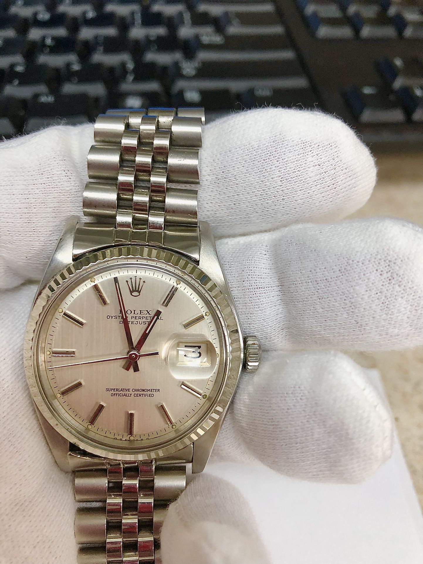 Rolex Datejust Model 1601 Head Only After Market Bracelet 36mm