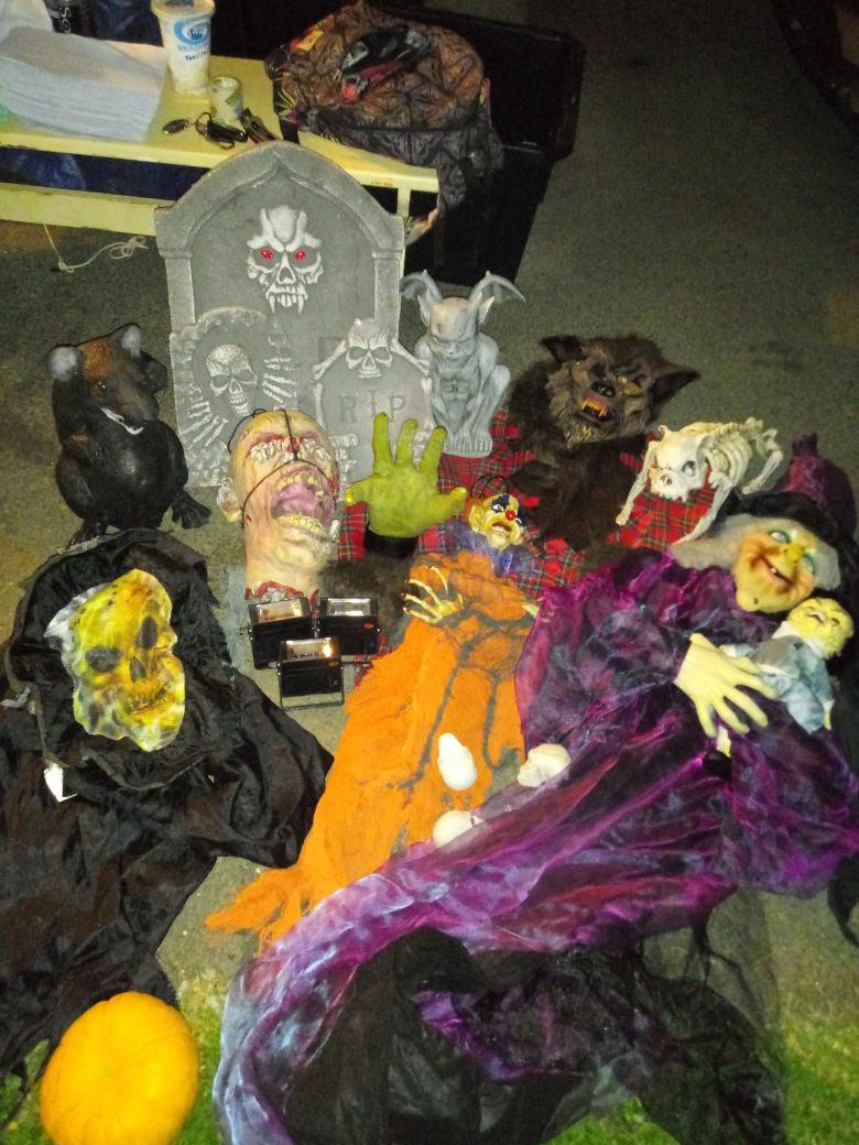 Lot of Halloween items