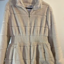 Cream zip up