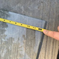 4 Rectangular Glass Shelves +1 Rounded Glass Table Top