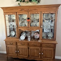 Oak China Cabinet
