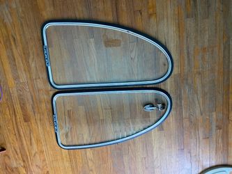 Windows 1965 BW beetle pop out quarter glasses (OEM originals)