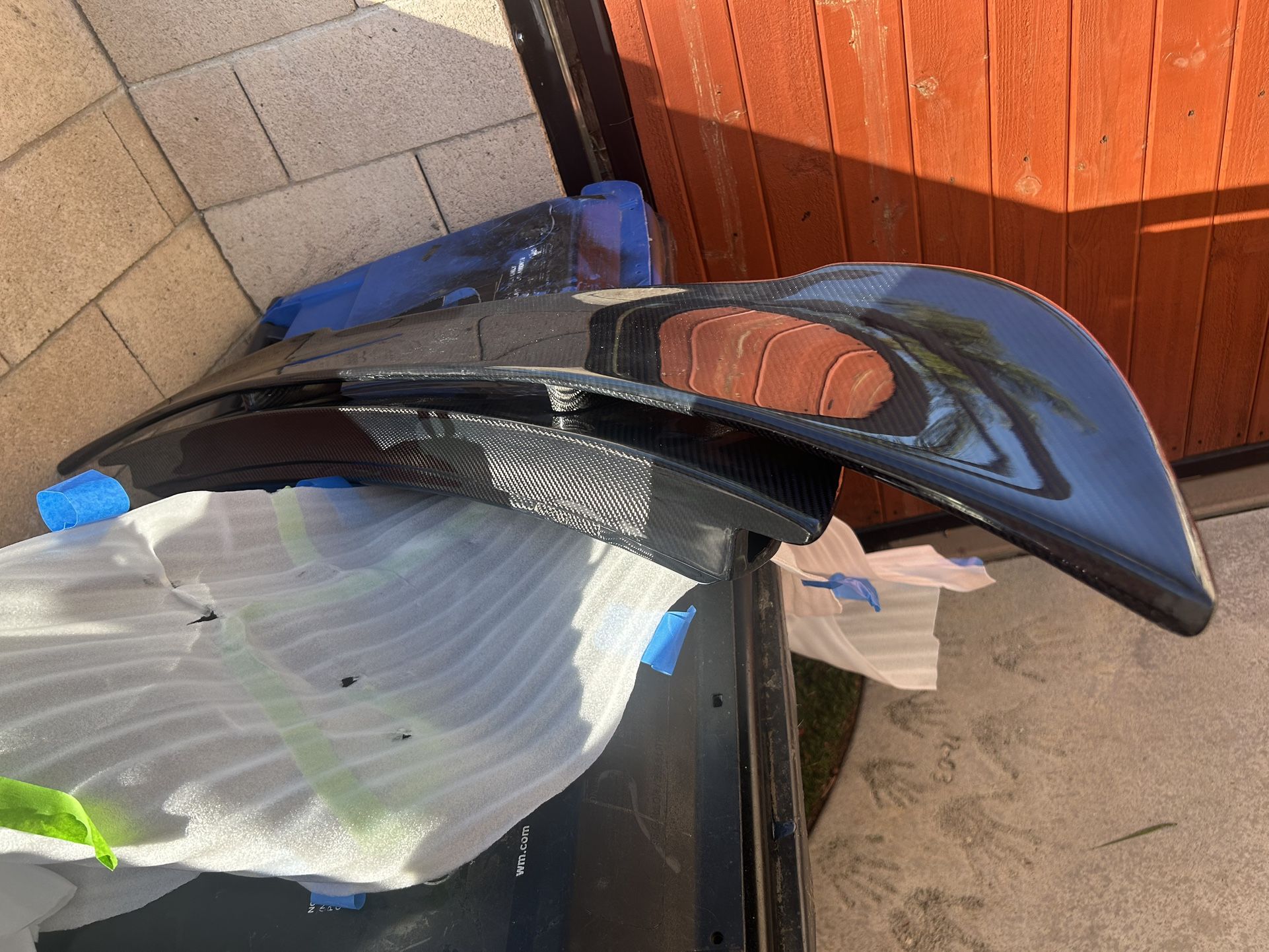 Panamera 970 Turbo Style Carbon Fiber Wing