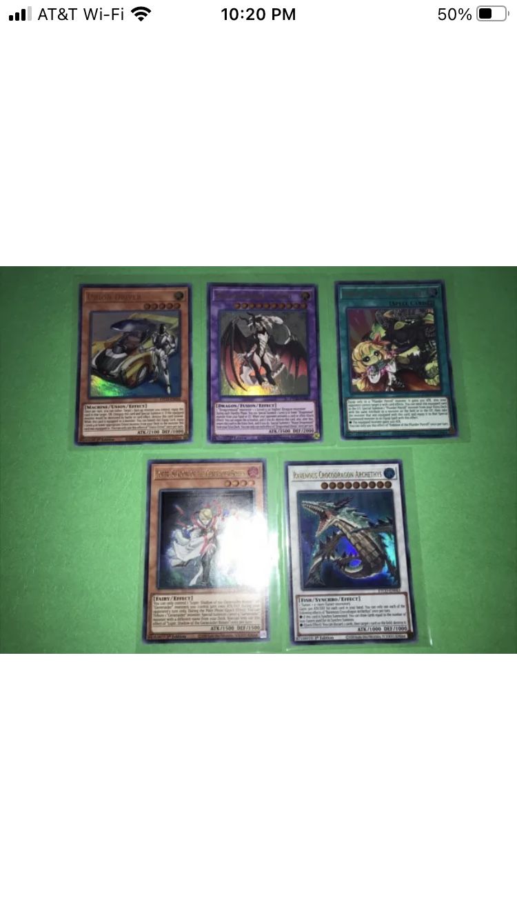 yugioh eternity code ultra rare cards En028 En089 En043 EN041 En034