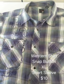 Men's Western Short Sleeve Shirts