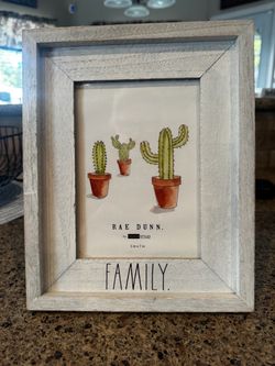 Rae Dunn Family 5x7 Picture Frame