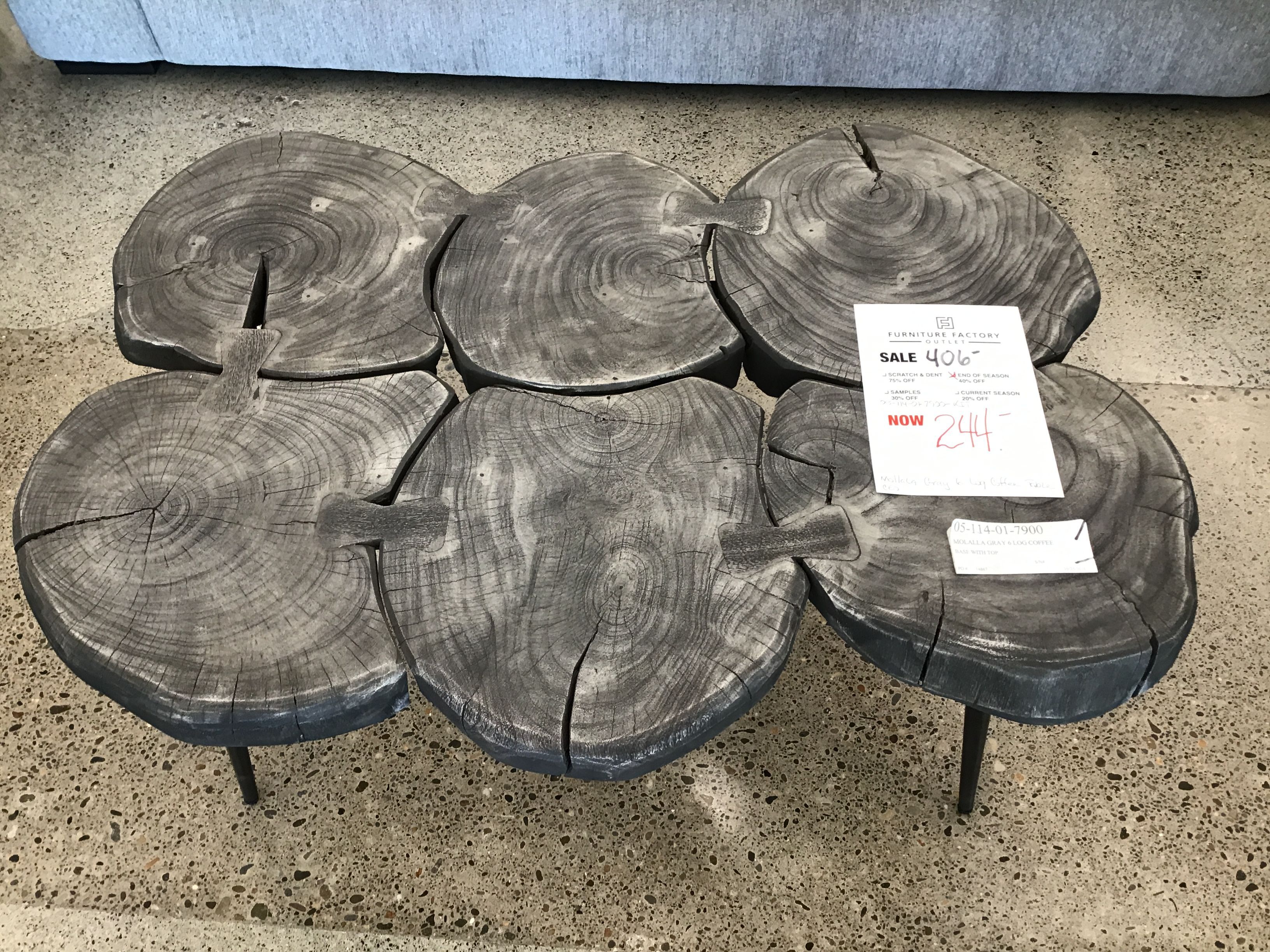 Mollala 6 Log Coffee Table 7900