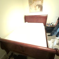 Queen size bed with box spring