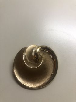 Vintage Swirl Pin By Trifari