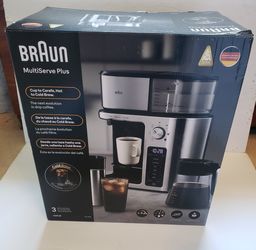 Braun multi serve coffee maker-new in box