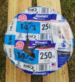 New Romex wire 14/3