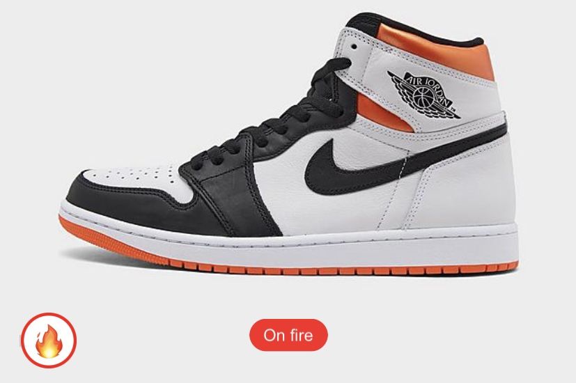 Nike Air Jordan One High Og Electric ⚡️ Orange All Sizes Buy Now Deadstock