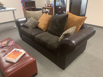 Beautiful couch with accent pillows