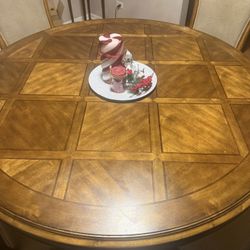 60 Inch Diameter Table With Chairs $400.00