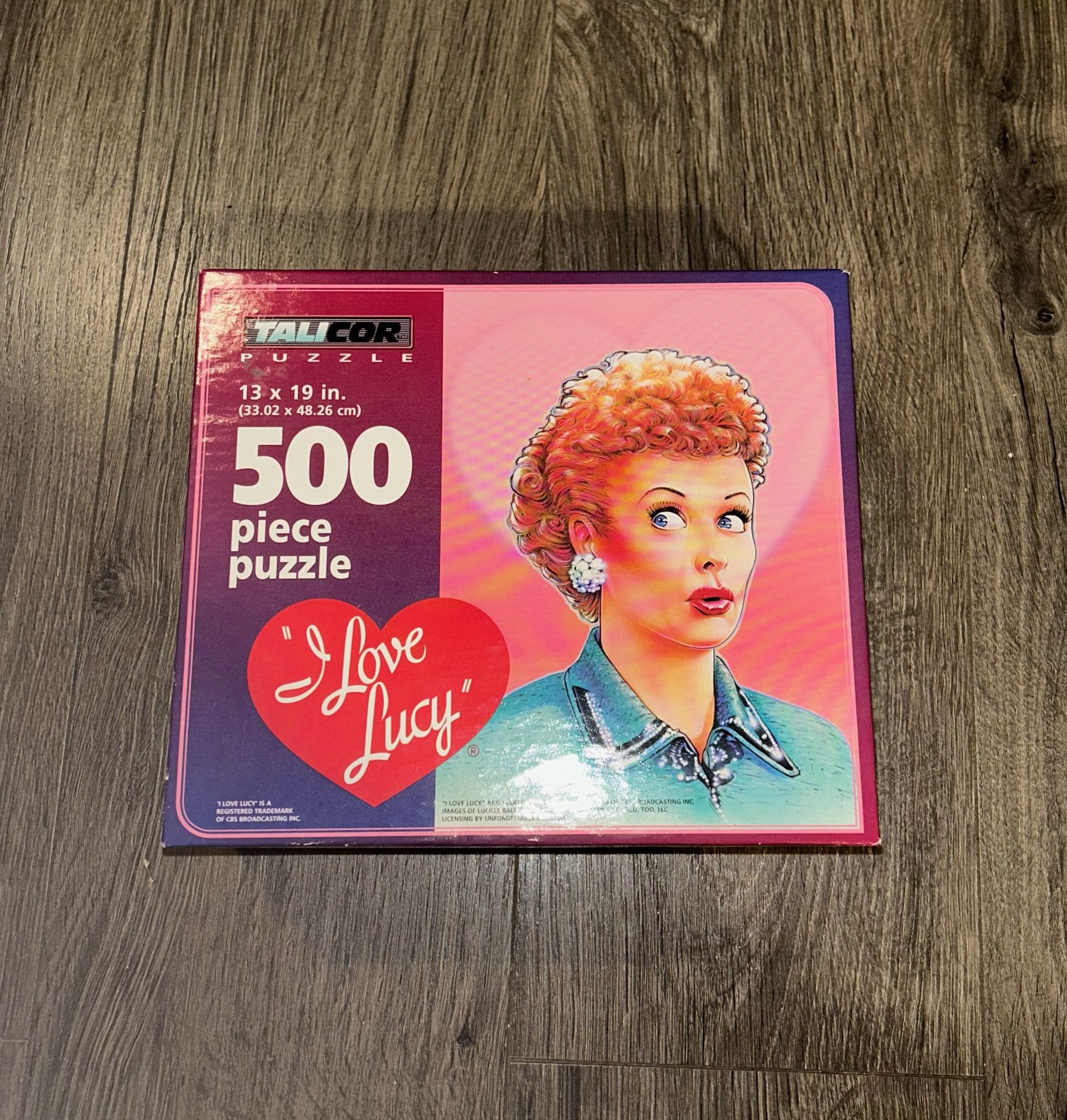 I Love Lucy Puzzle New