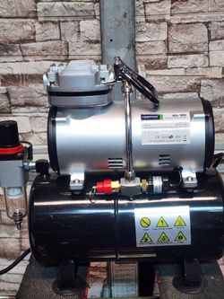 Air compressor and tank