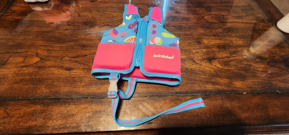 3 Used Clean Toddler Summer Pool Swimming Floats And Jackets