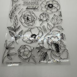 Beautiful Floral Stamp