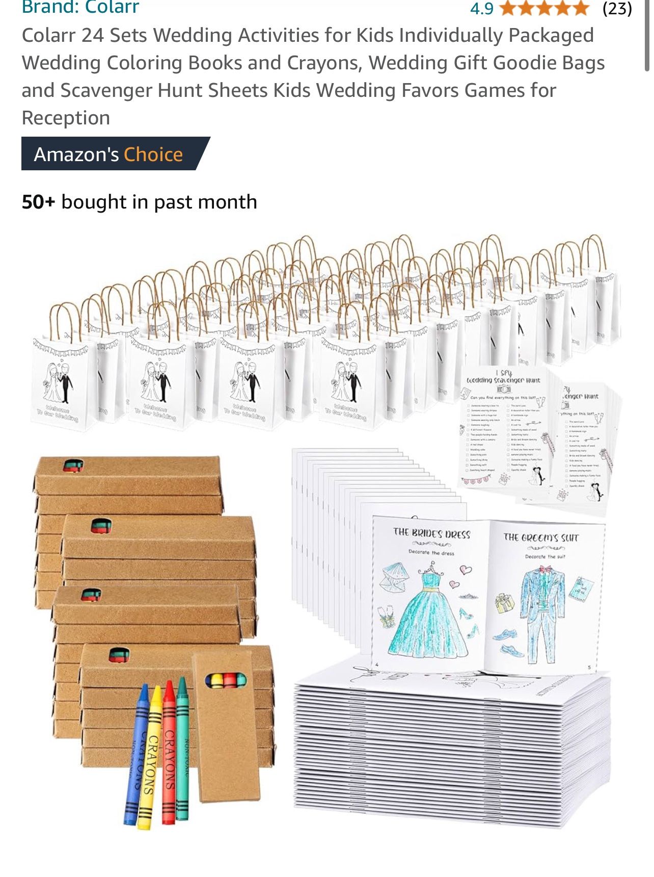 Wedding Activity Books - Set Of 20