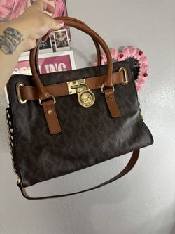 Michael Kors 2-Pc Bundle: Hamilton Satchel & Fulton Carryall Wallet - Signature MK print