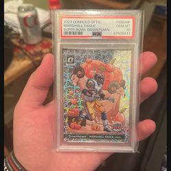 2023 Donruss Optic Marshall Faulk Super Bowl Downtown