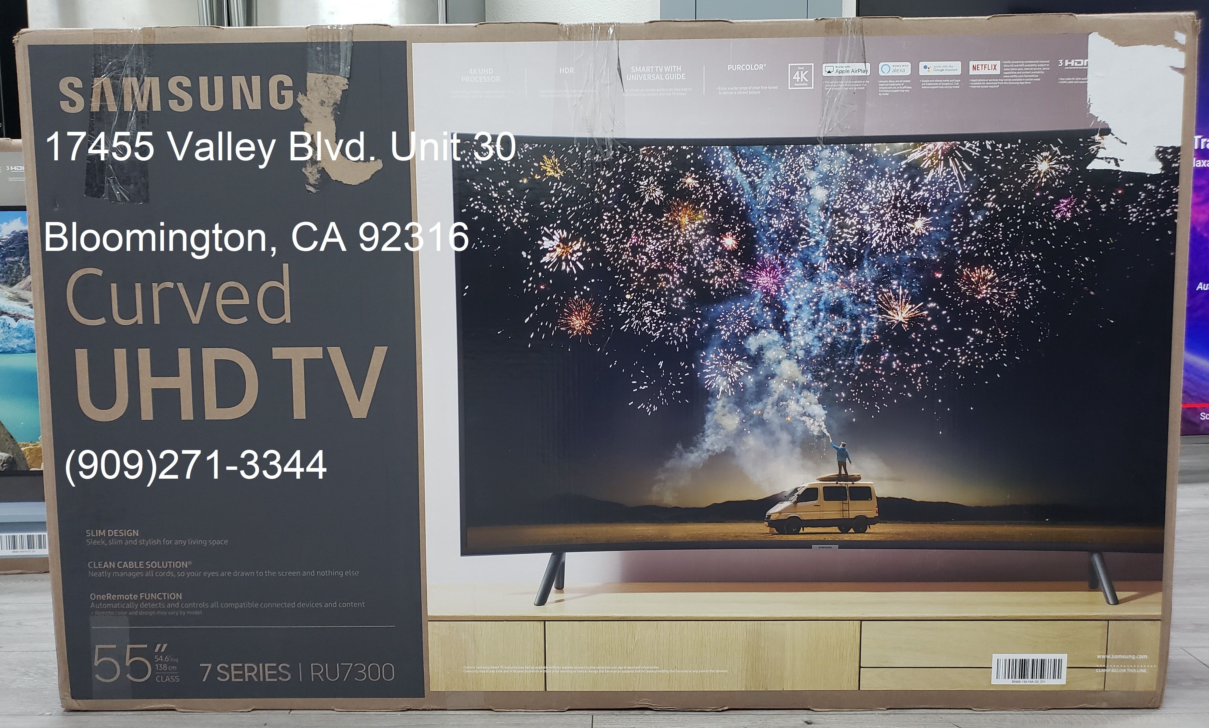 Samsung 55" RU7300 4K UHD Smart TV (50$ Financing available)