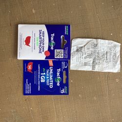Tractions Sim Card And 15.00 Talk And Text