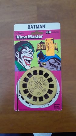 1981 Batman Viewmaster discs