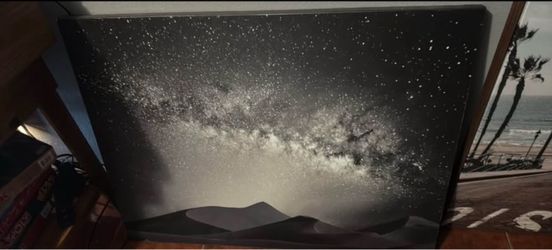 Milky Way Night Sky Canvas Wall Art