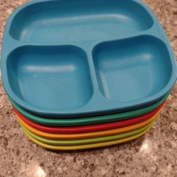 Set Of 6 Replay Kids Plates