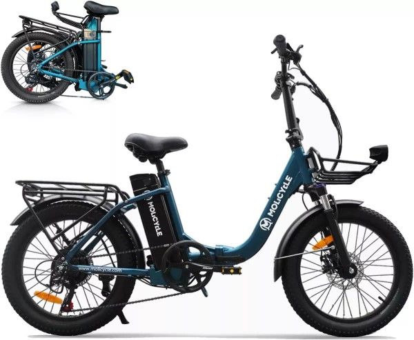 Molicycle ERA Folding Electric Bike 500W 48V 15Ah Commuting Electric Bicycle