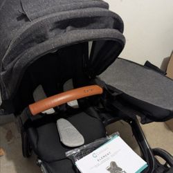 Contours Element Side-by-Side Convertible Stroller Single-to-Double