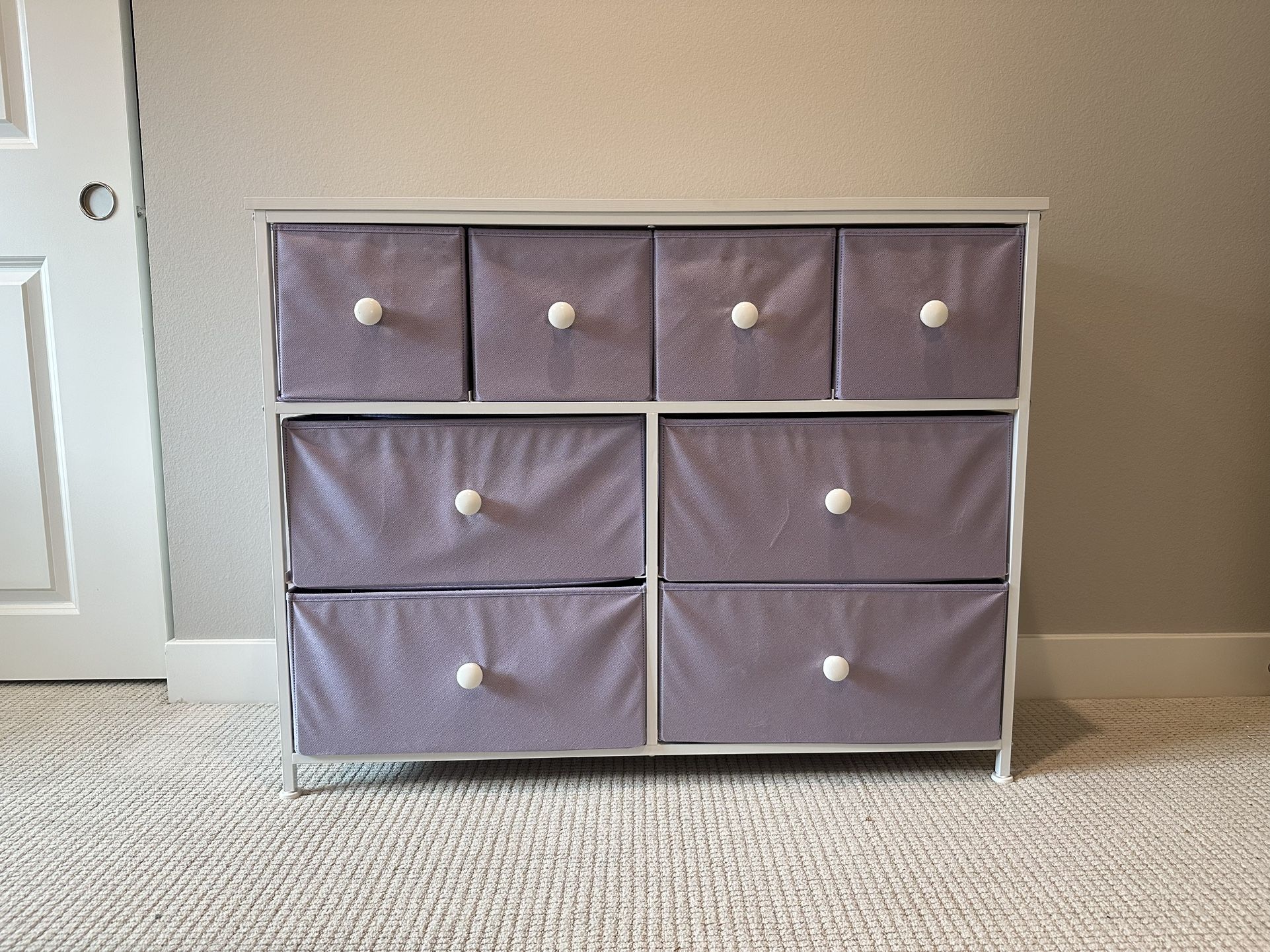 Fabric Dresser For Kids Bedroom, Gently Used.