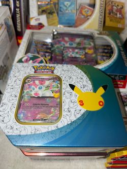 Pokémon TCG Sylveon ex Celebrations Tin