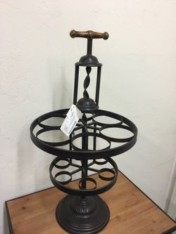 Wine rack (6) Corkscrew Metal