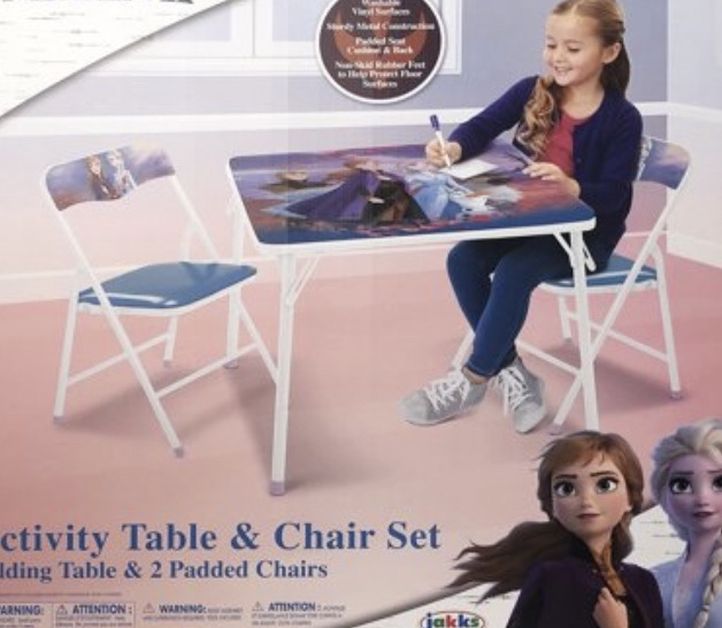 Frozen Table And Chair Set