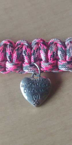 Breast cancer awareness bracelets